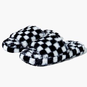 Forever 21 Checkered Slippers